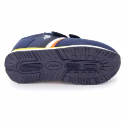 US POLO Baskets nobil Enfant BLEU FONCE New