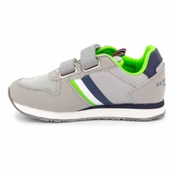 US POLO Baskets nobil Enfant GRIS Best