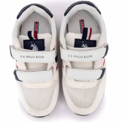 US POLO Baskets nobil Enfant BLANC Outlet