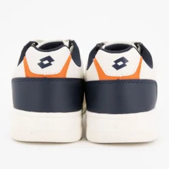 LOTTO Baskets noires détail coloré à lacets Homme BLANC ECRU Online