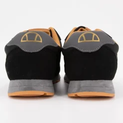 ELLESSE Baskets es logo doré semelle grises Homme NOIR New