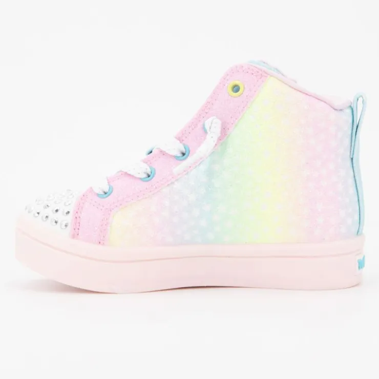SKECHERS Baskets rainbow pailettes à strass avec zip Enfant MULTICOLORE Hot