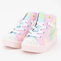 SKECHERS Baskets rainbow pailettes à strass avec zip Enfant MULTICOLORE Hot