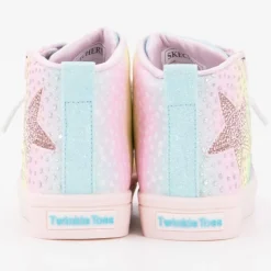 SKECHERS Baskets rainbow pailettes à strass avec zip Enfant MULTICOLORE Hot