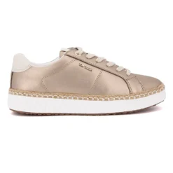 TOM TAILOR Baskets rose gold à lacets Femme OR Discount