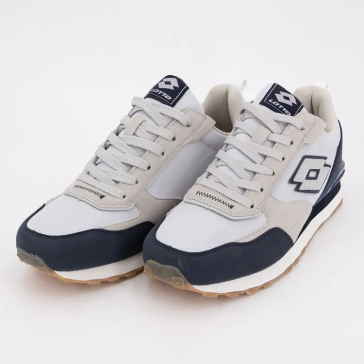 LOTTO Baskets rétro twenty lacets Homme GRIS Outlet