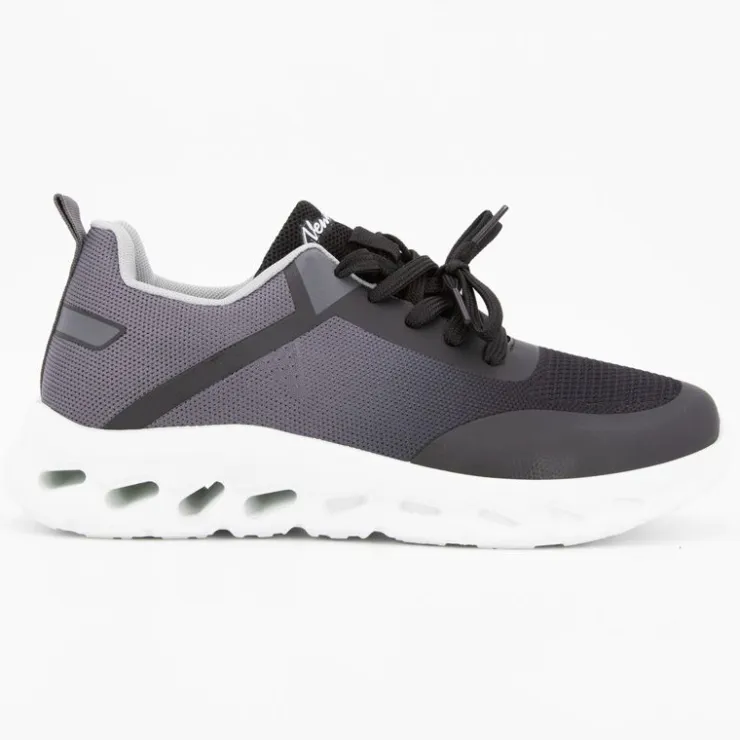 NEW ONE Baskets semelle épaisse perforée k51811 Homme GRIS