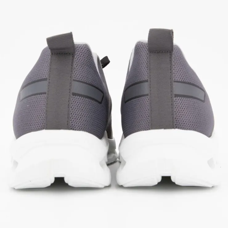 NEW ONE Baskets semelle épaisse perforée k51811 Homme GRIS