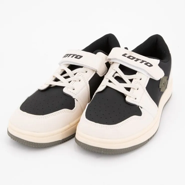 LOTTO Baskets semelle épaisse taranto à lacets Enfant NOIR Best