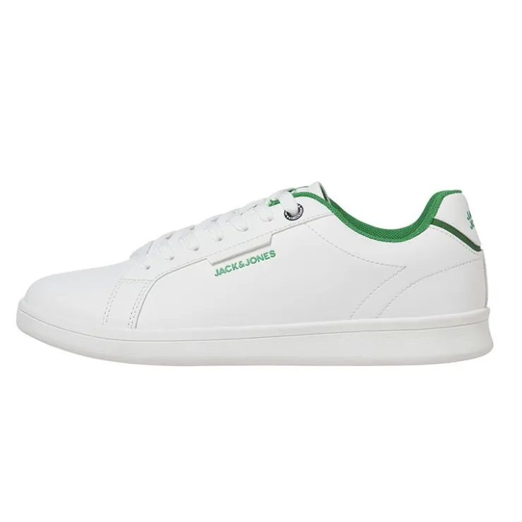JACK & JONES Baskets Shane intérieur vert Homme BLANC Sale