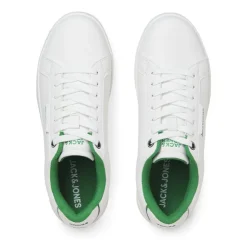 JACK & JONES Baskets Shane intérieur vert Homme BLANC Sale