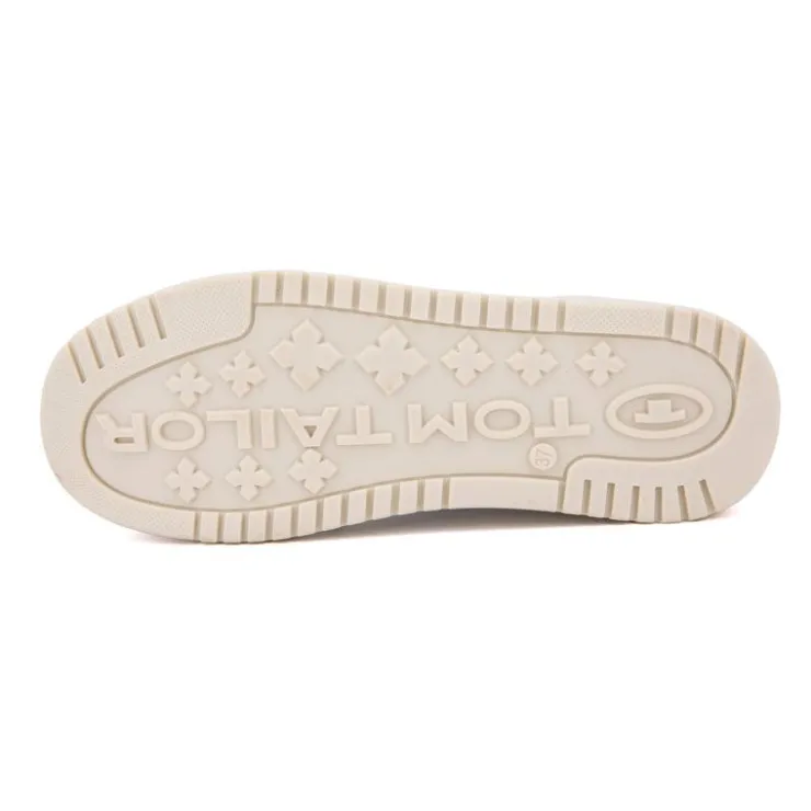 TOM TAILOR Baskets silver à lacets semelle crème Femme ARGENT Online