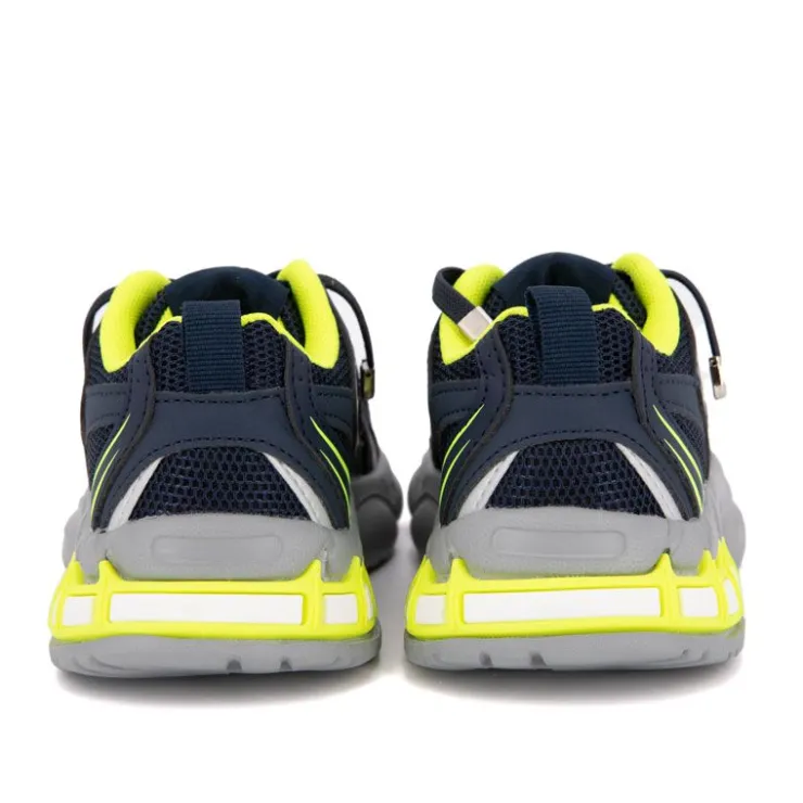 US POLO Baskets streetwear tissu avec touches de couleur Enfant JAUNE Online