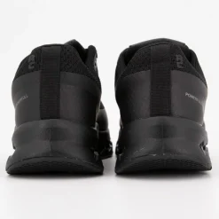 AMERICAN COLLEGE Baskets toile couleur unie avec lacets Femme NOIR Sale