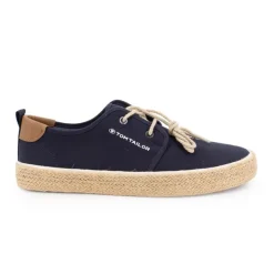 TOM TAILOR Baskets toile espadrille navy à lacets Homme BLEU FONCE Hot