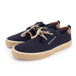 TOM TAILOR Baskets toile espadrille navy à lacets Homme BLEU FONCE Hot