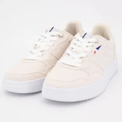 US POLO Baskets toile kosmo semelle blanche Femme BEIGE Outlet