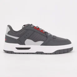 LOTTO Baskets toile style skater semelle épaisse Homme GRIS FONCE Online