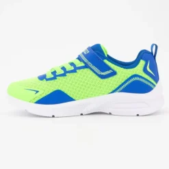 SKECHERS Baskets toile fluo avec scratch Enfant VERT Outlet