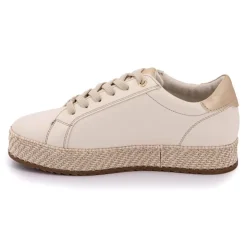 TOM TAILOR Baskets unies semelle corde Femme BLANC ECRU Best