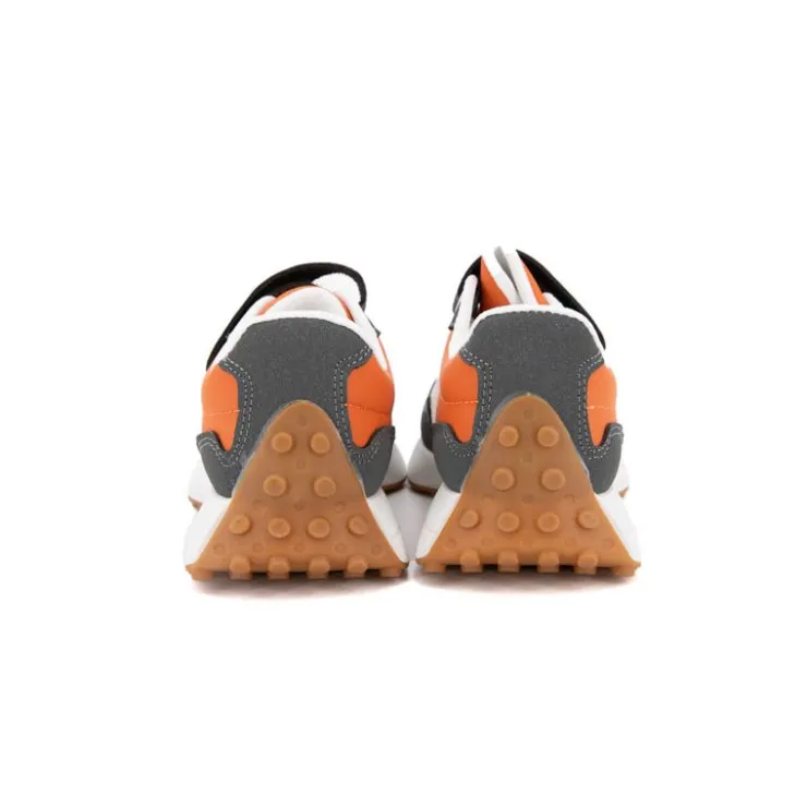 MANOUKIAN Baskets yolane à scratch semelle épaisse Enfant ORANGE New