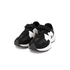 MANOUKIAN Baskets yolane à scratch semelle épaisse Enfant NOIR New