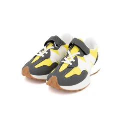 MANOUKIAN Baskets yolane à scratch semelle épaisse Enfant JAUNE Clearance