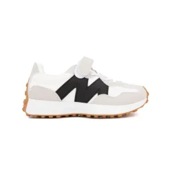 MANOUKIAN Baskets yolane à scratch semelle épaisse Enfant BLANC Hot