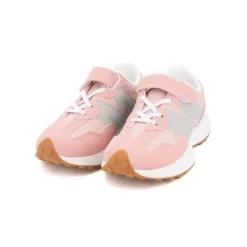 MANOUKIAN Baskets yolane à scratch semelle épaisse Enfant ROSE Sale