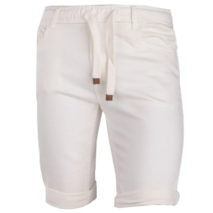 PANAME BROTHERS Bermuda à cordes élastiqué Homme BLANC ECRU Best