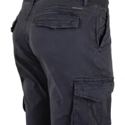 PANAME BROTHERS Bermuda basile cargo délavé Homme BLEU FONCE Online