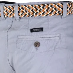 DEELUXE 74 Bermuda bleu ciel avec ceinture Homme BLEU CLAIR