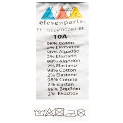 ELEVEN PARIS Bermuda délavé Enfant BLEU