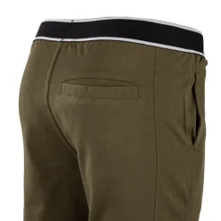 CERRUTI Bermuda buffa taille élastique liseré logo latéral Homme KAKI Outlet