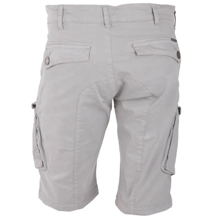 PANAME BROTHERS Bermuda cargo poches latérales Homme GRIS CLAIR Online