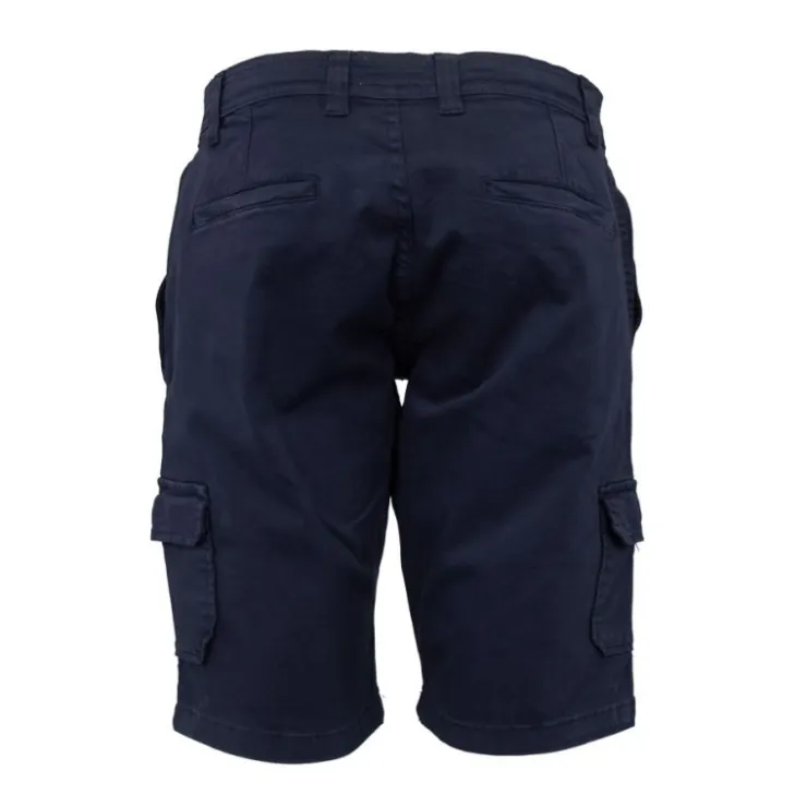 BILL TORNADE Bermuda cargo regular avec poches Homme BLEU FONCE New
