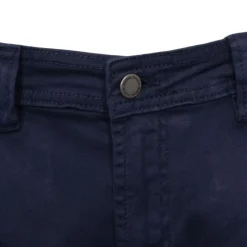 BILL TORNADE Bermuda cargo regular avec poches Homme BLEU FONCE New