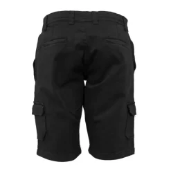 BILL TORNADE Bermuda cargo regular avec poches Homme NOIR Sale