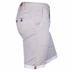 BLAGGIO Bermuda chino coton stretch armuré Varen Homme BLEU CLAIR