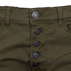 IMPERIAL Bermuda chino avec boutons Homme KAKI