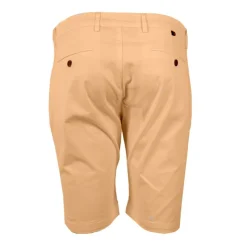 APPARTINENZA Bermuda chino uni Homme MARRON CLAIR Online