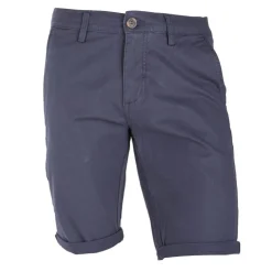 BLAGGIO Bermuda chino uni vico Homme BLEU FONCE Outlet