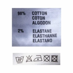 BLAGGIO Bermuda chino venili coton stretch popeline revers gansé bouton Homme BLANC Clearance