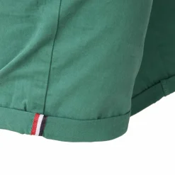 BLAGGIO Bermuda chino venili coton stretch fermeture éclair Homme VERT FONCE Clearance