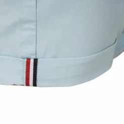 BLAGGIO Bermuda chino venili coton stretch fermeture éclair Homme BLEU CLAIR Online