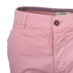 BLAGGIO Bermuda chino venili coton stretch popeline revers gansé bouton Homme ROSE New