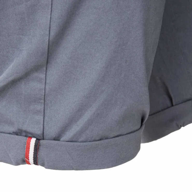 BLAGGIO Bermuda chino venili coton stretch fermeture éclair Homme BLEU PETROLE