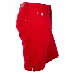 BLAGGIO Bermuda coton stretch 5 poches Valley Homme ROUGE New