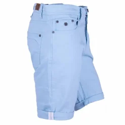 BLAGGIO Bermuda coton stretch 5 poches Valley Homme BLEU CLAIR