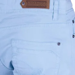 BLAGGIO Bermuda coton stretch 5 poches Valley Homme BLEU CLAIR